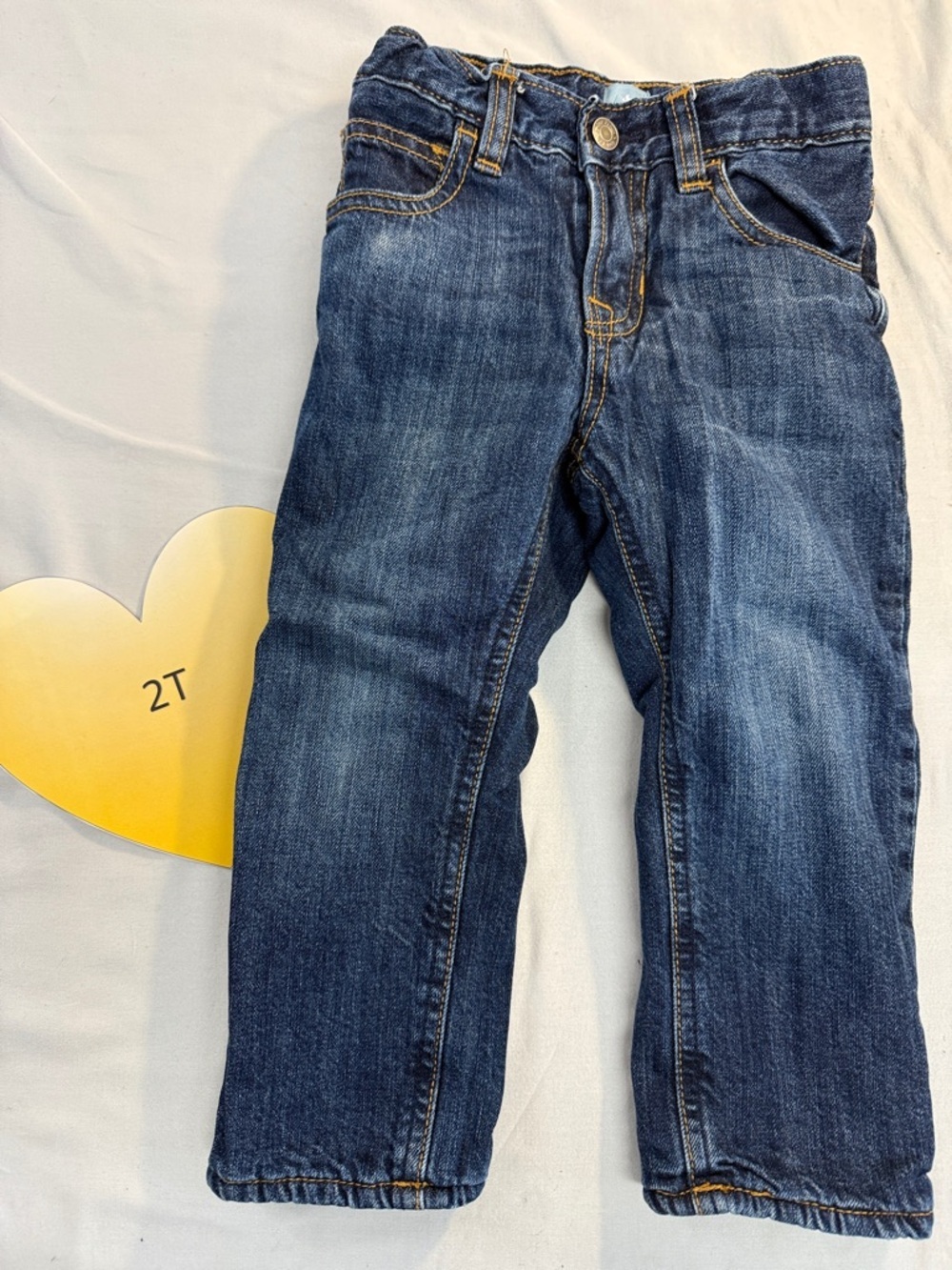 GAP - Fleece lined  denim jeans. Size 2